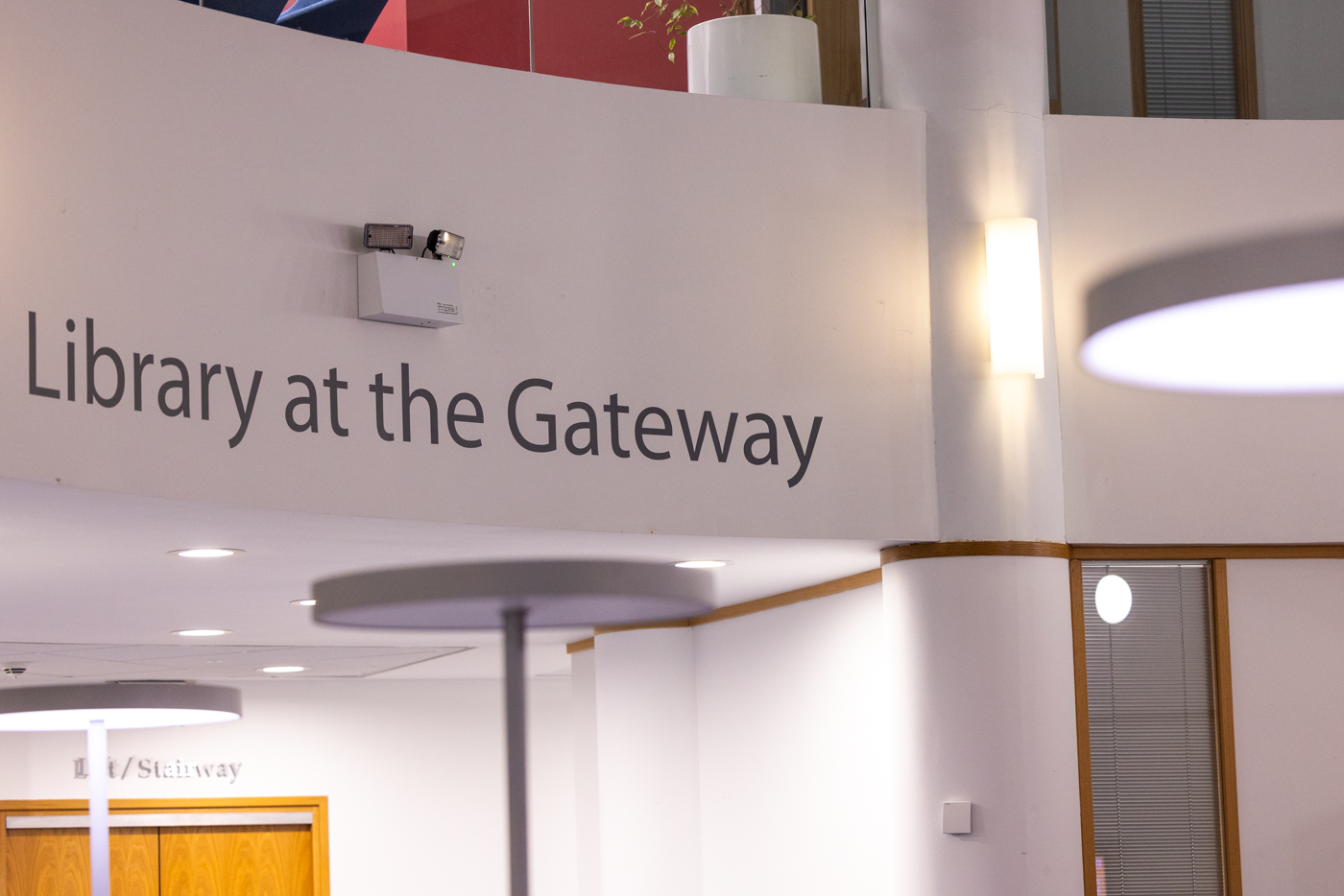 Signage for Library at the Gateway